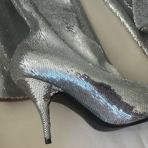 Sequin boots